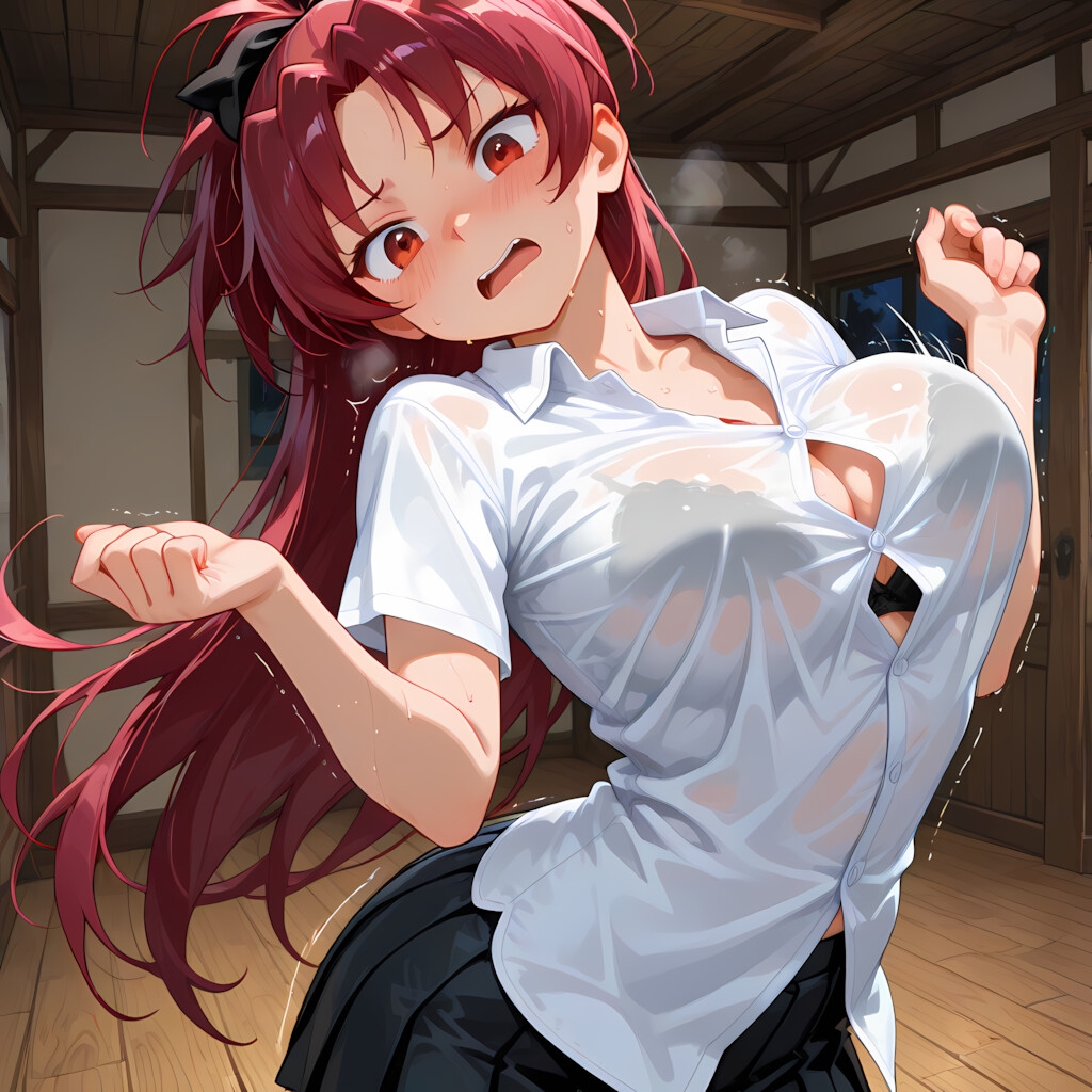 【成長の館】ツンツンした魔法少女と急成長交尾
