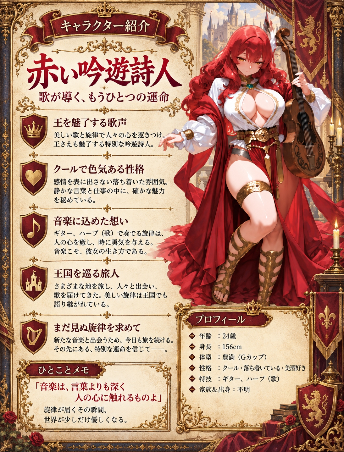 勇者PT壊滅計画 第二の標的・赤い吟遊詩人アテナ