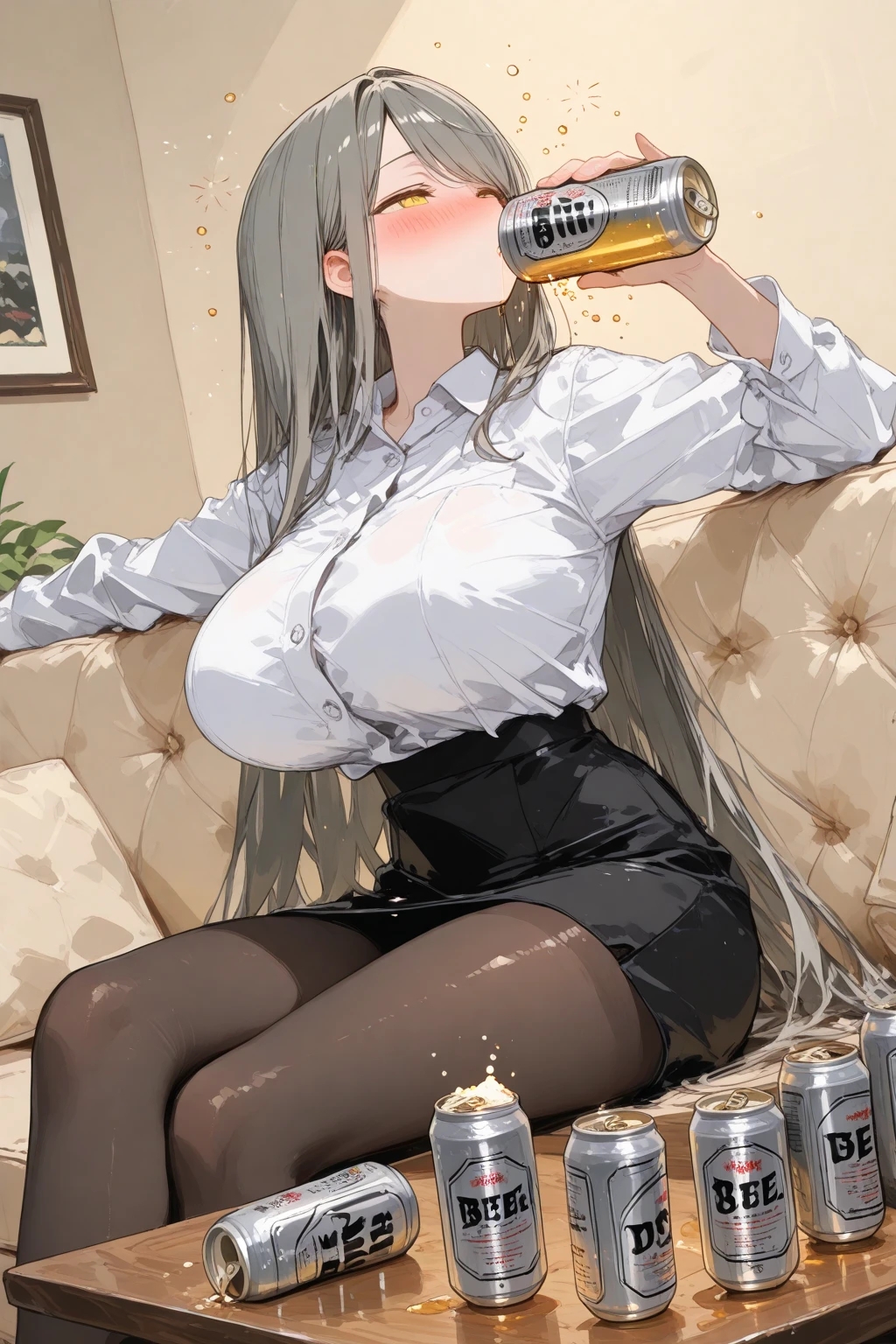 華金OLの酔っ払いおもらしオ〇ニー