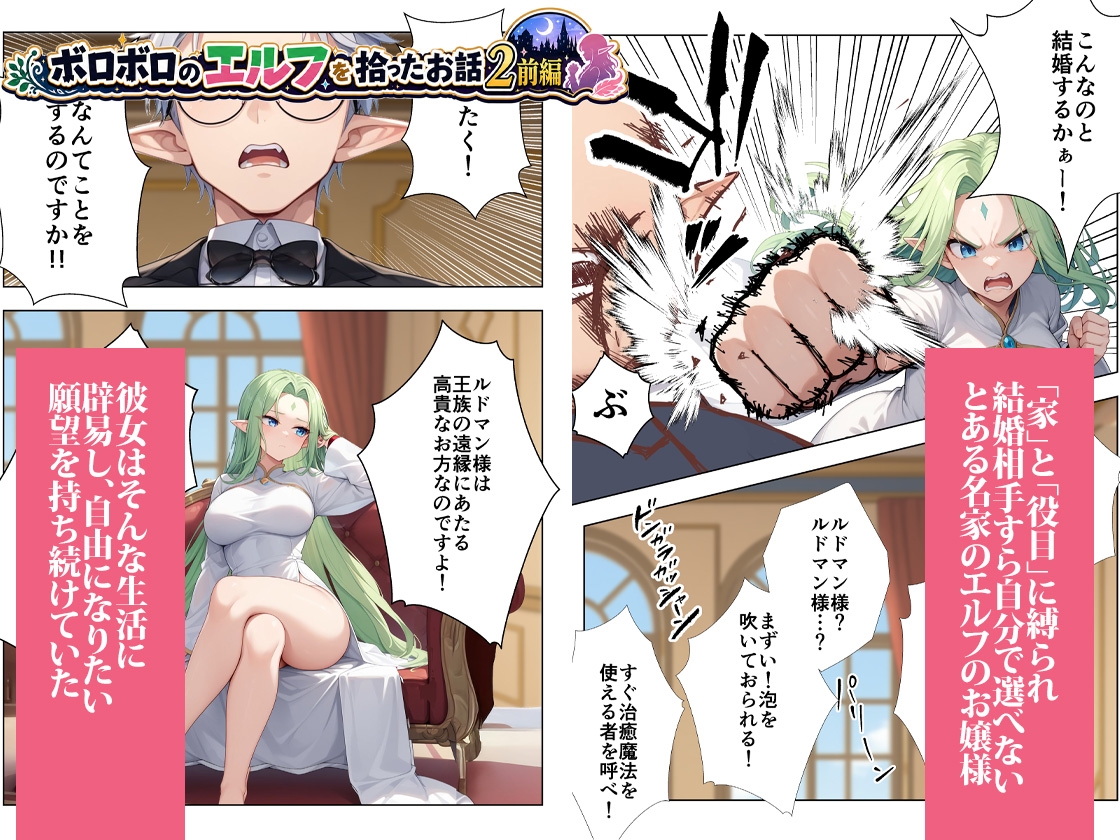 ボロボロのエルフを拾ったお話総集編