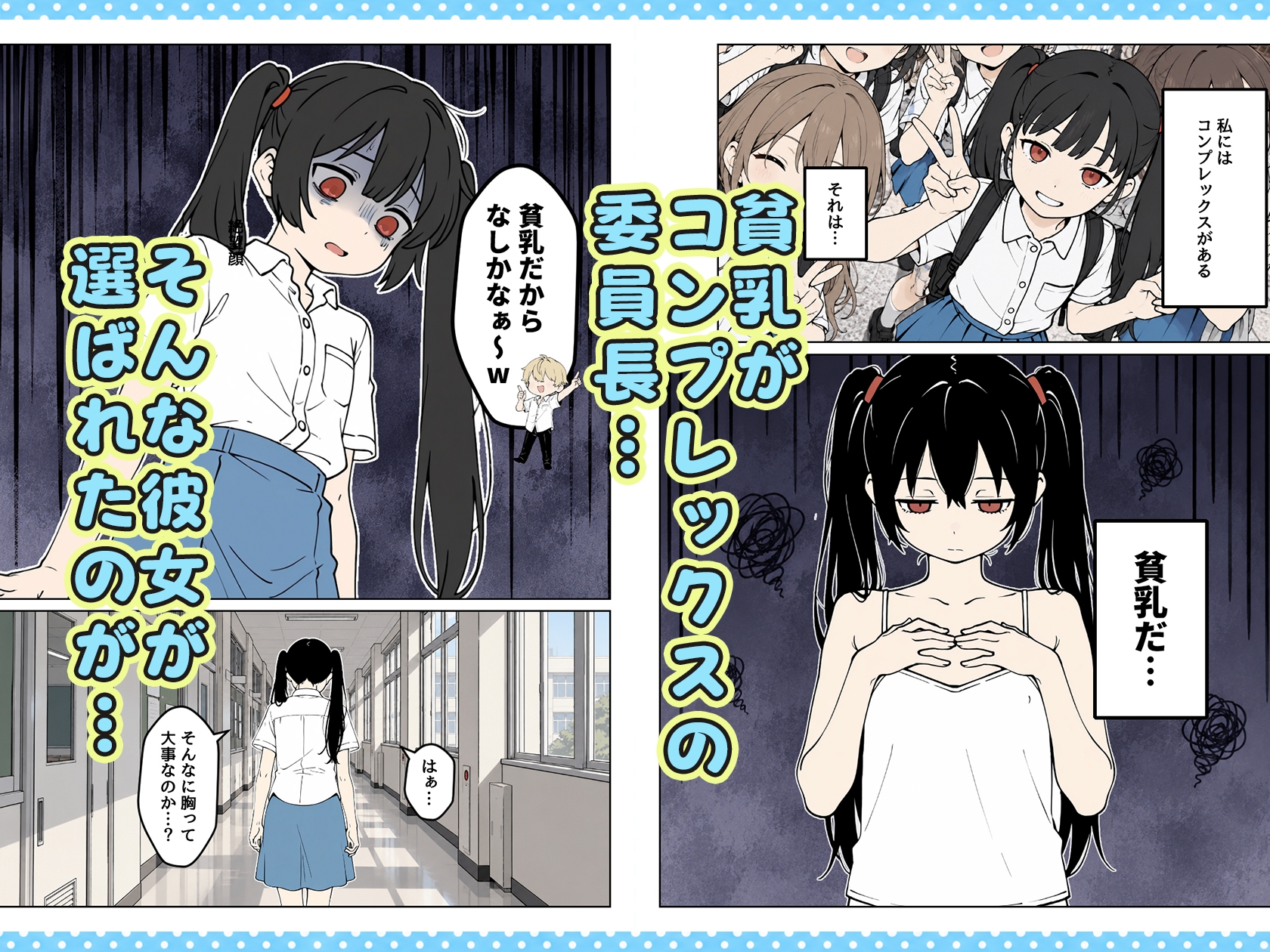 クラスの貧乳委員長がミルク姫に選ばれた！?
