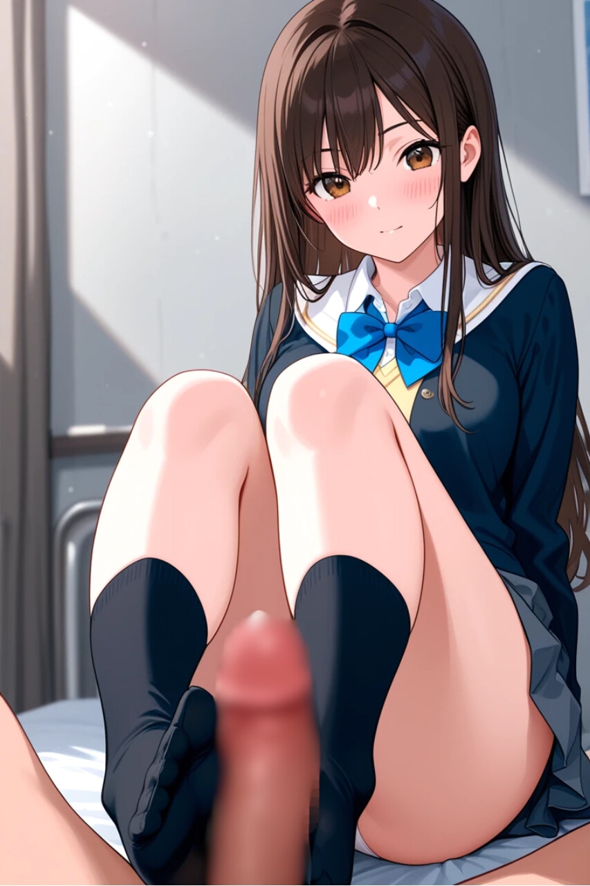 M男向け・足コキAIイラスト集