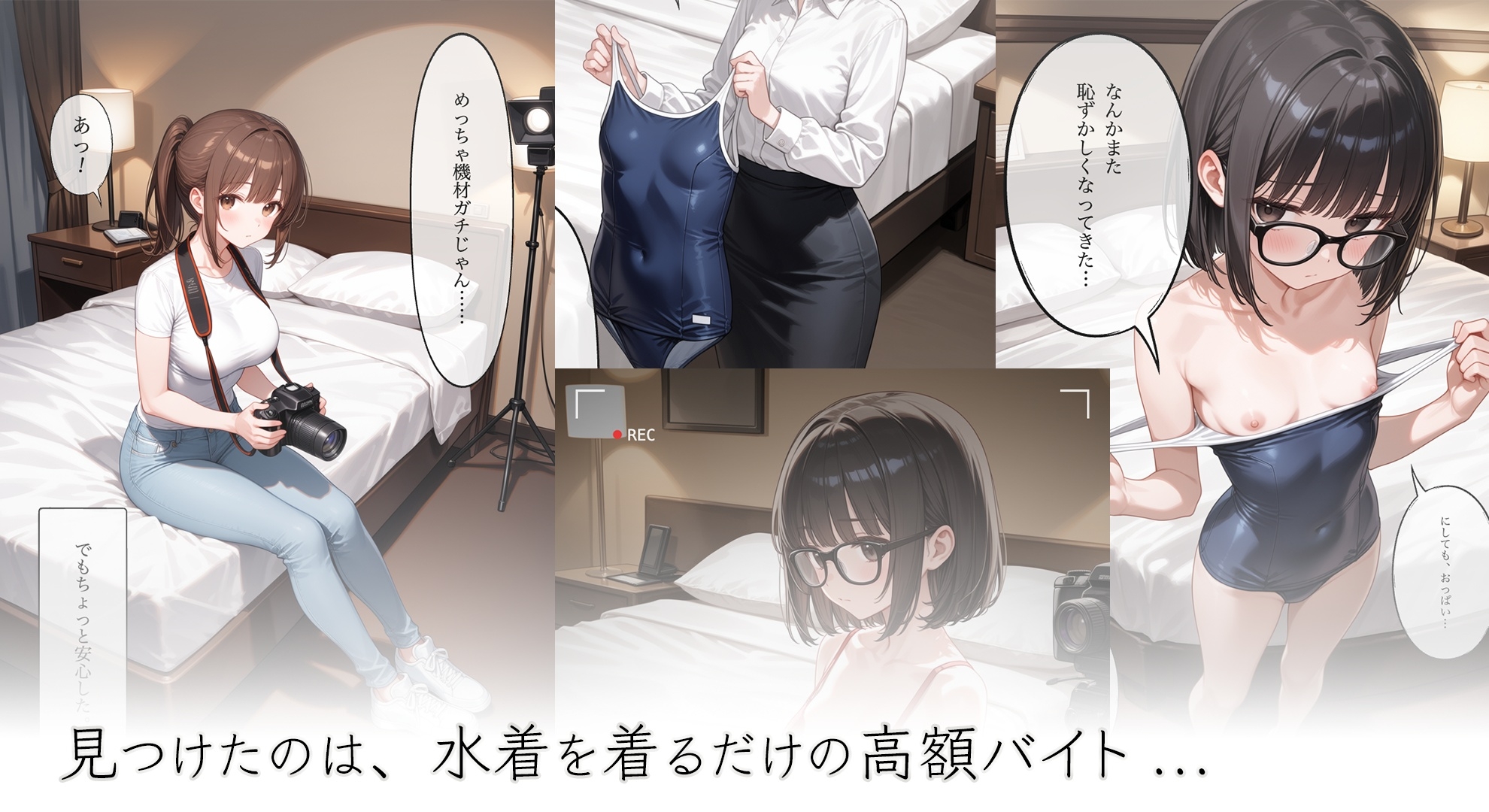 推し活OLの秘密の裏バイト 〜撮影の続きは、口内射精〜【総集編】