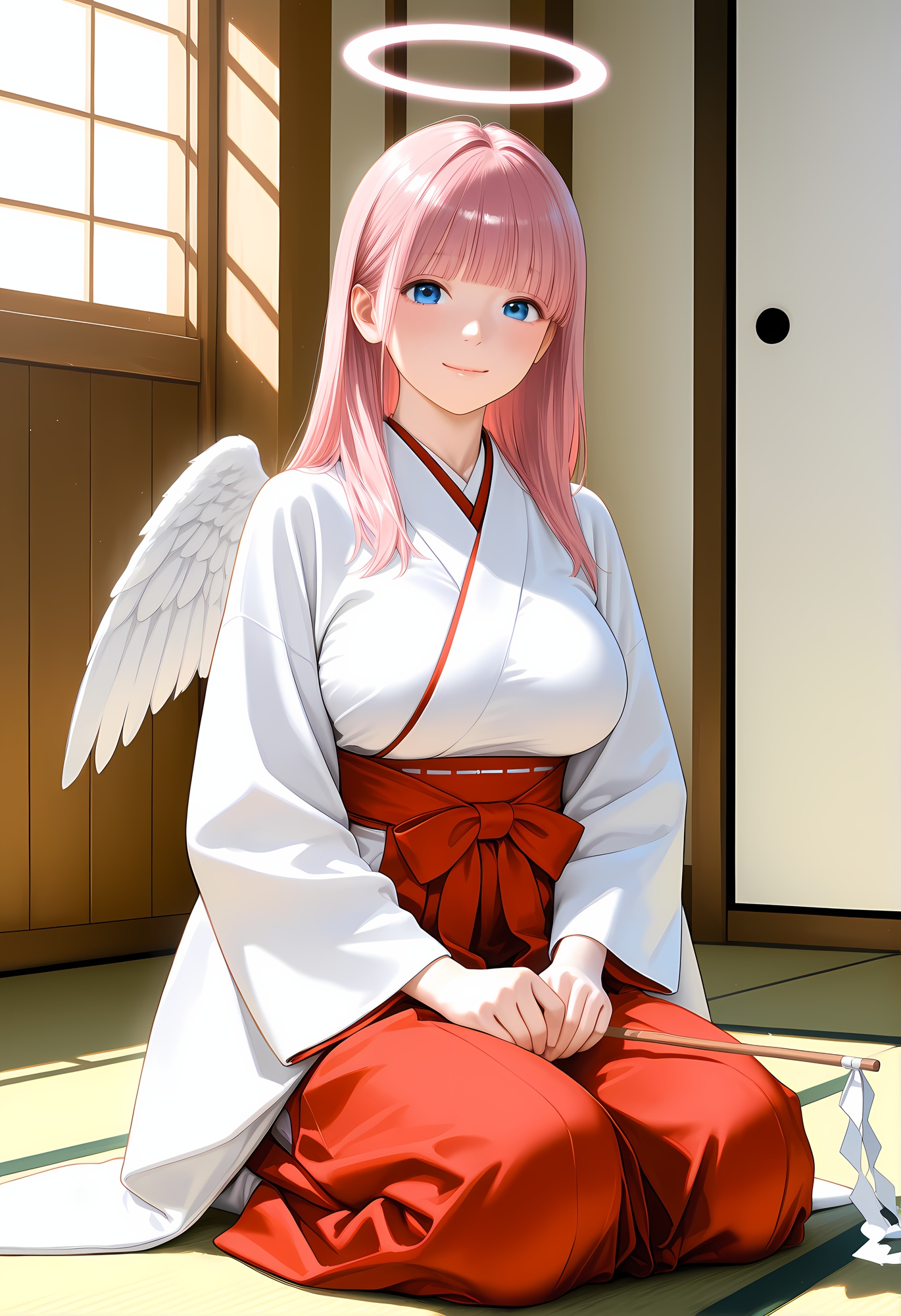 君と過ごす、巫女の午後
