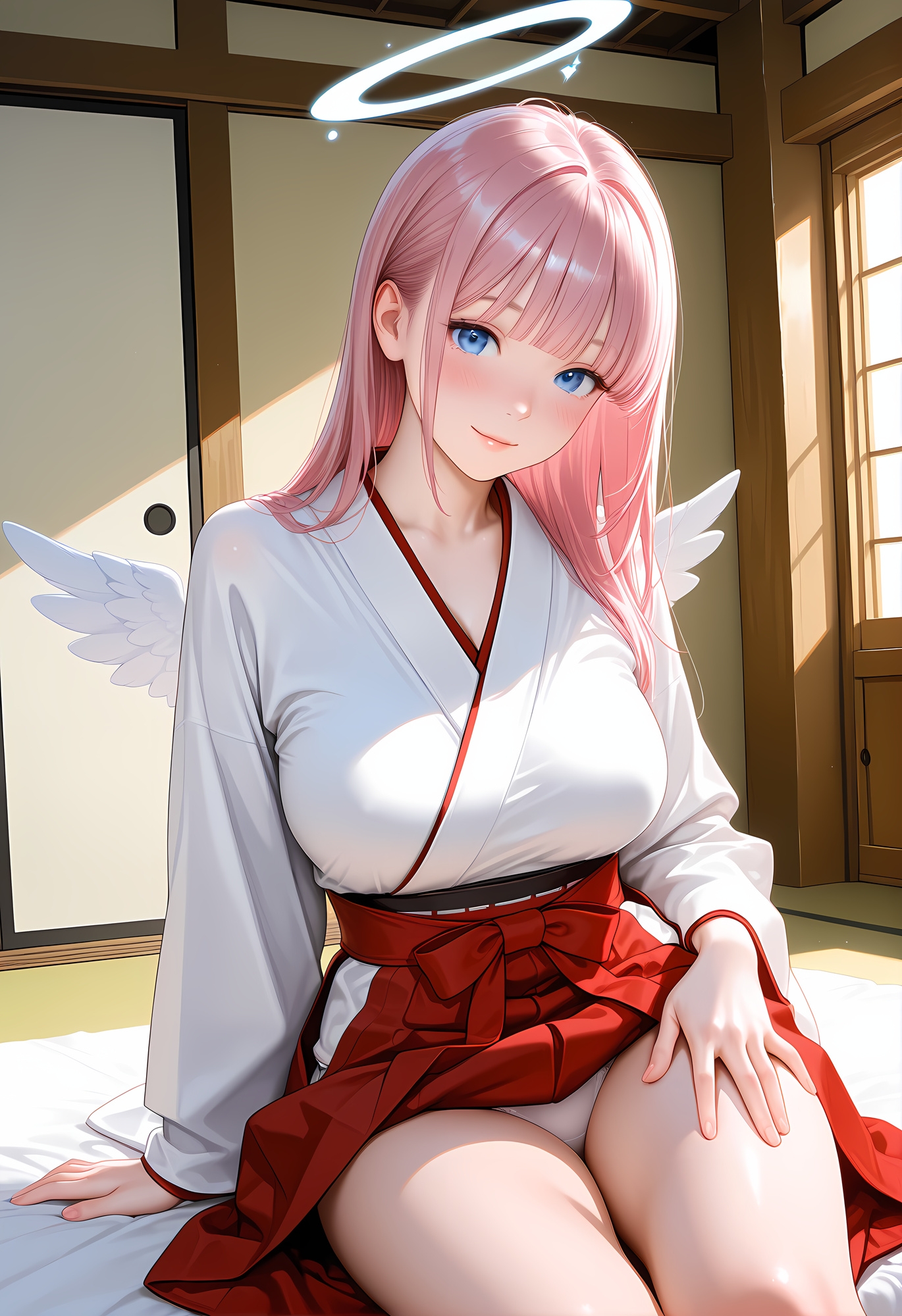 君と過ごす、巫女の午後