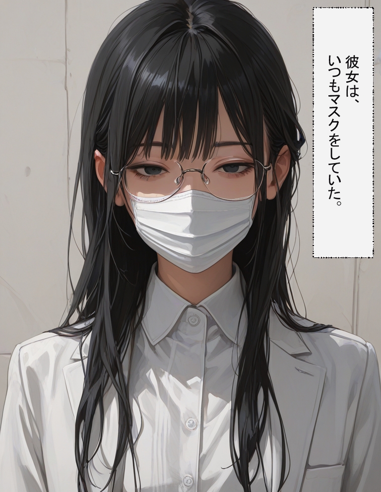 マスクの下は、地味なまま