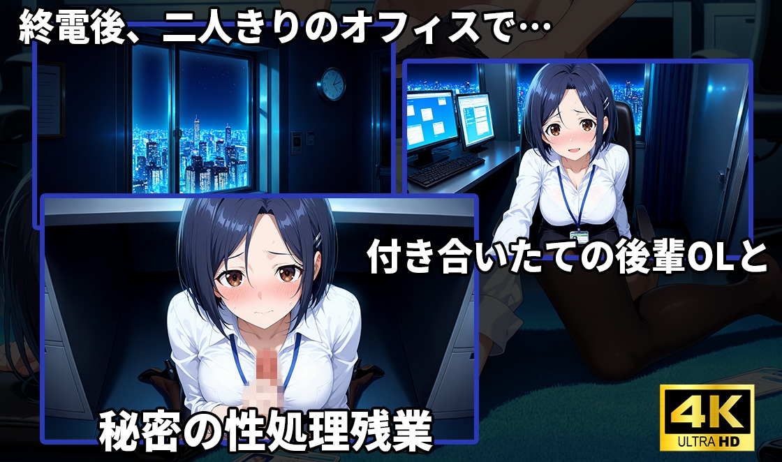 【4K神画質】〜後輩OLりりかと秘密の性処理残業〜