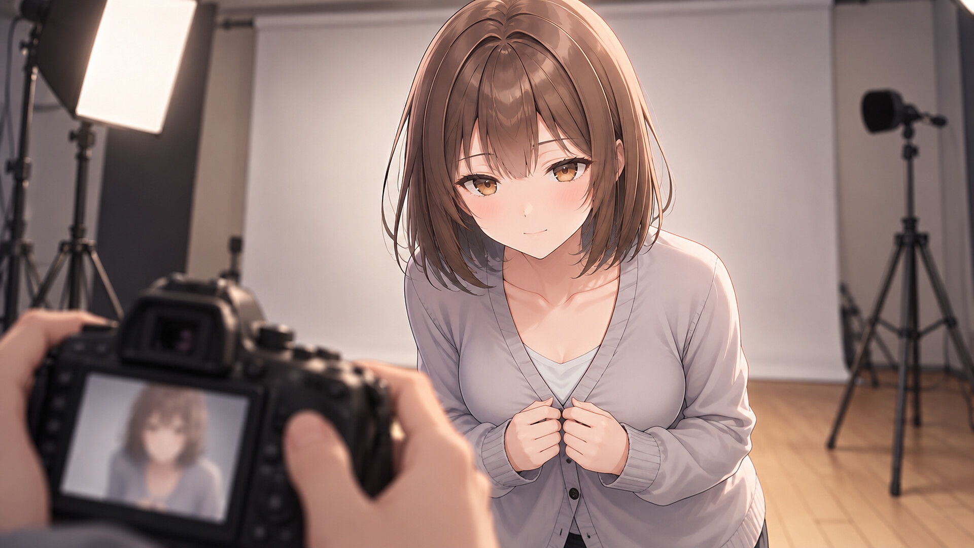 ファインダー越しの、冴島美緒
