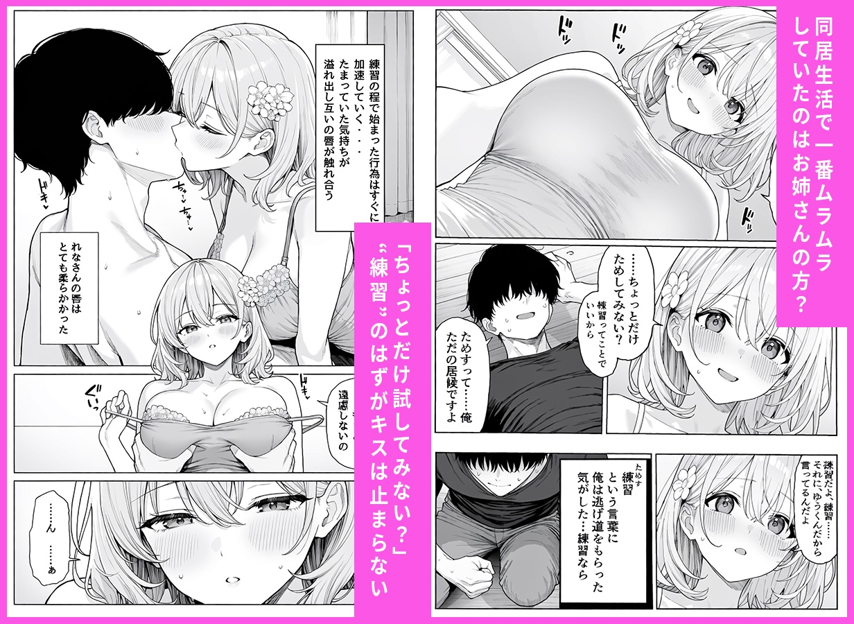隣の美女三姉妹と毎晩中出しハーレム同居性活 ～親のいない家で二人きり、ギャル・清楚・眼鏡の三姉妹を順番に堕とす二年間。第一章 長女れな編～