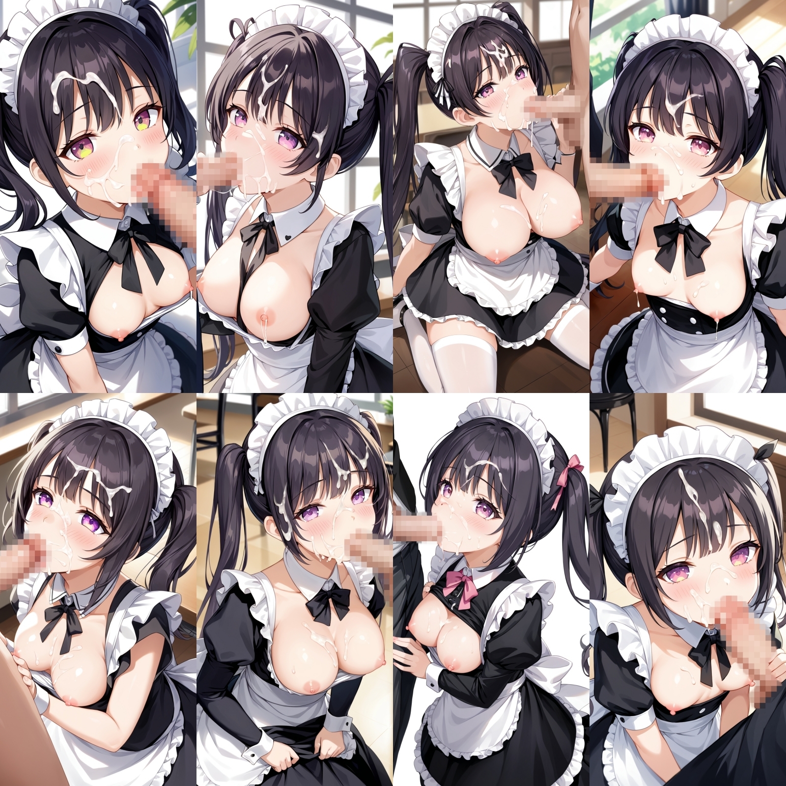 ご奉仕メイド喫茶 -エッチなサービス付き-【500枚】
