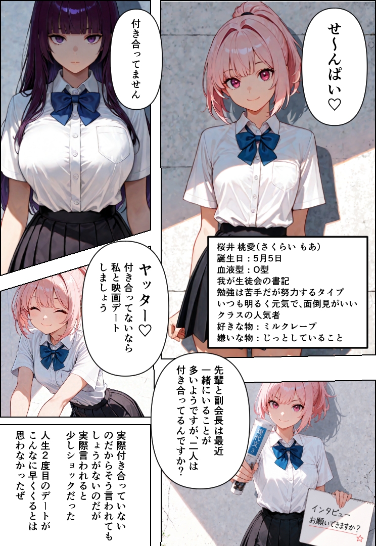 感情がない副会長とやってみた