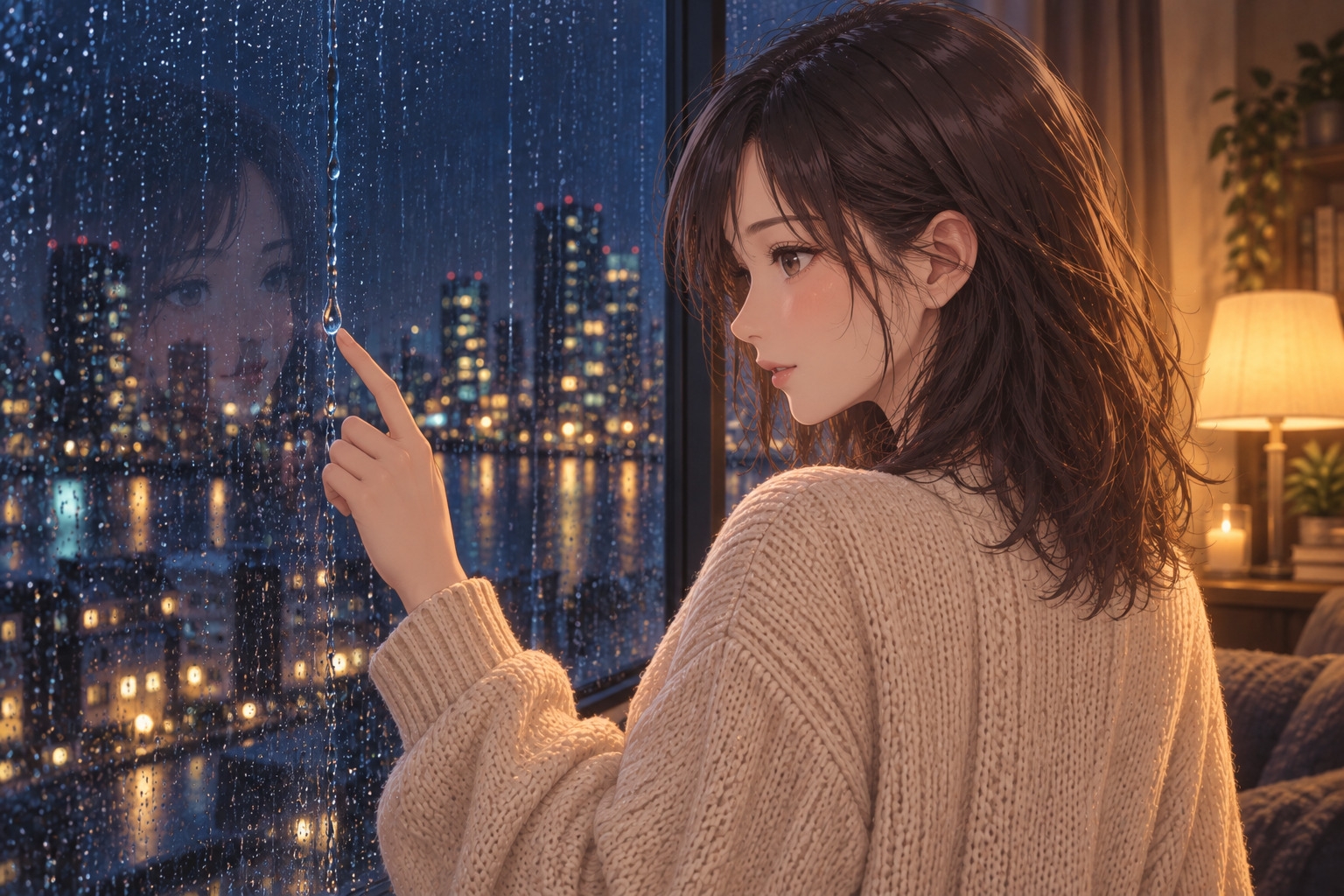 【女性優位催○】凪のサロン・雨の夜～雨だれの間で、委ねたい分だけ委ねる夜～