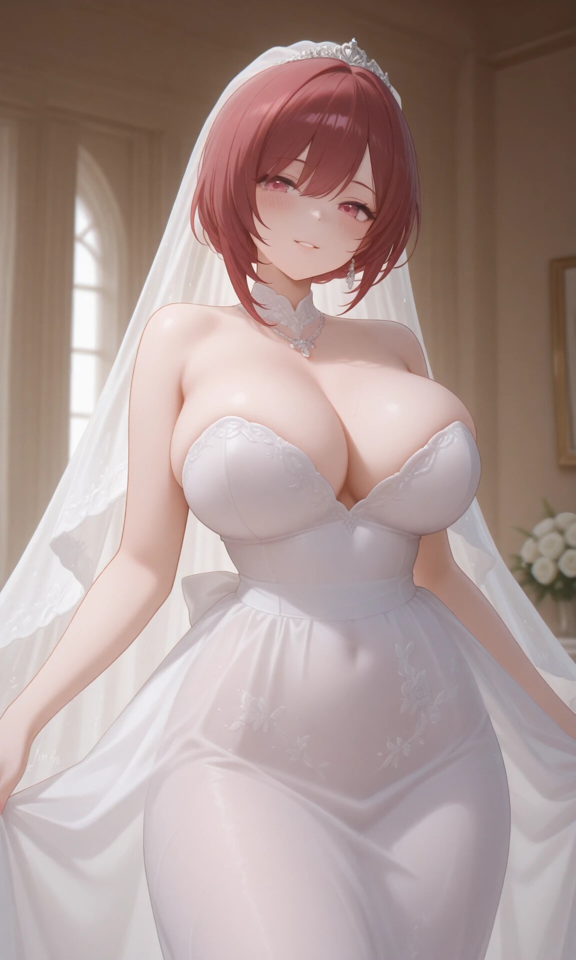 禁断の結婚式場 これから人の妻になる花嫁をじっくり細部まで【超絶美女ヌード動画集】