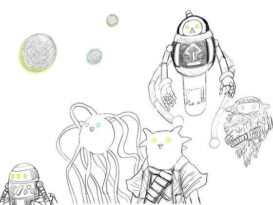 イラスト28作パラノマプローブ13話バスタープラネット1話短編作品2設定画集2