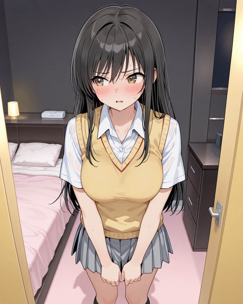 古○川○とホテルでいちゃいちゃえっちする