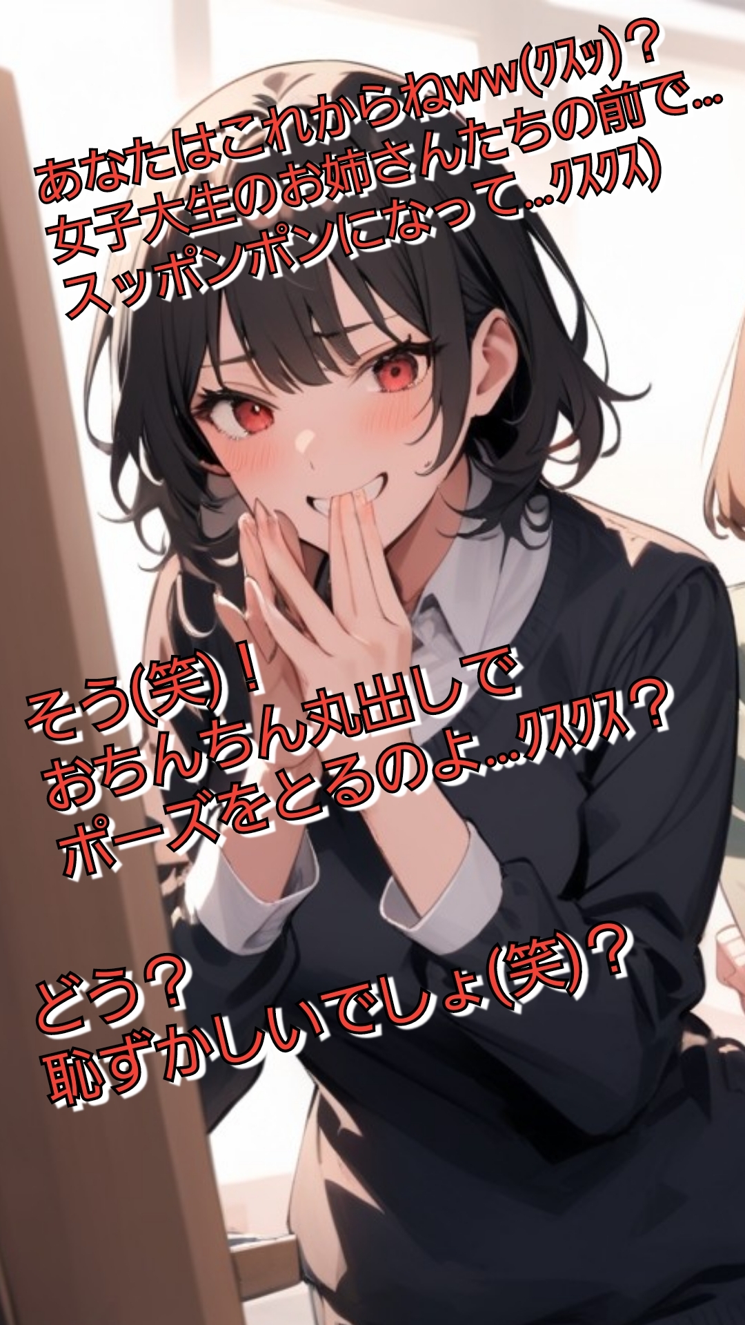 短小包茎マゾ向けCFNMストーリー きみのおちんちん笑ってあげる！ 【女子美大のヌードモデル編(1)】