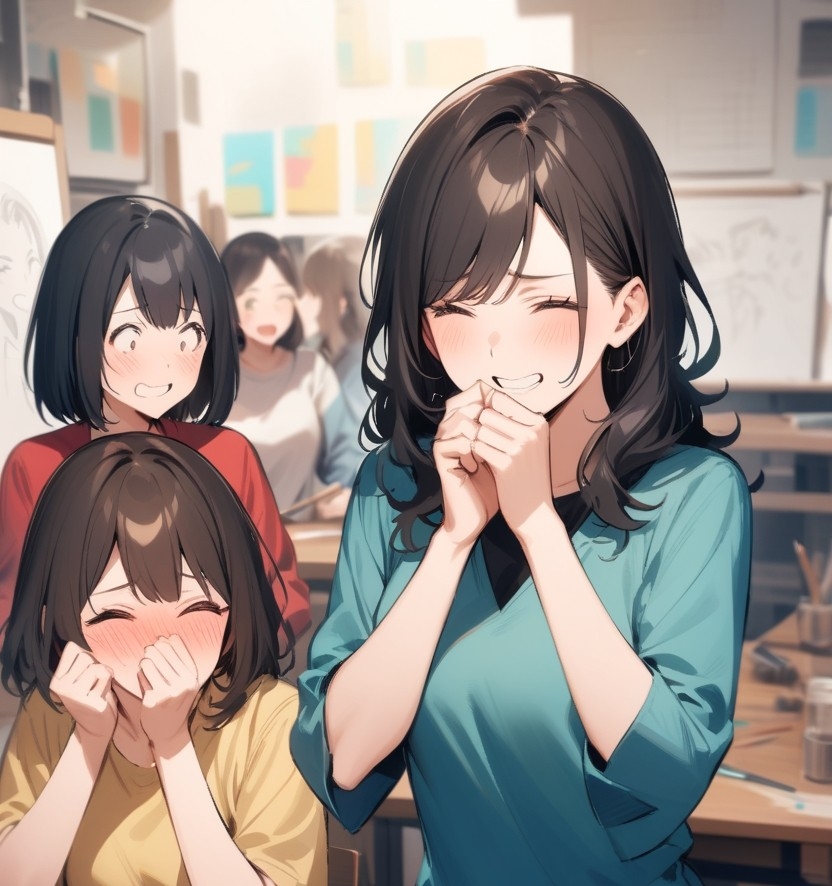 短小包茎マゾ向けCFNMストーリー きみのおちんちん笑ってあげる！ 【女子美大のヌードモデル編(1)】
