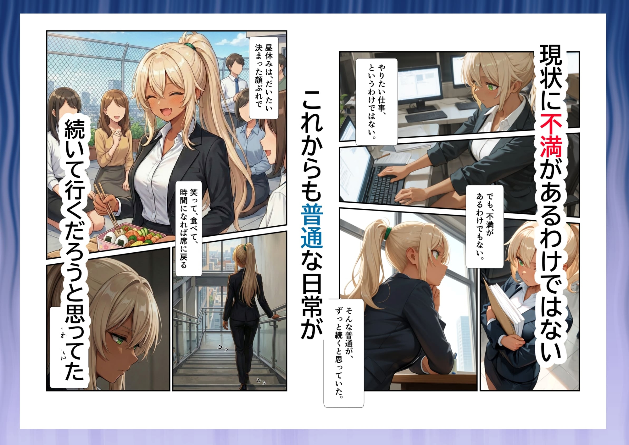 日常が崩壊し、メイド服の下で悦楽を求められるような話