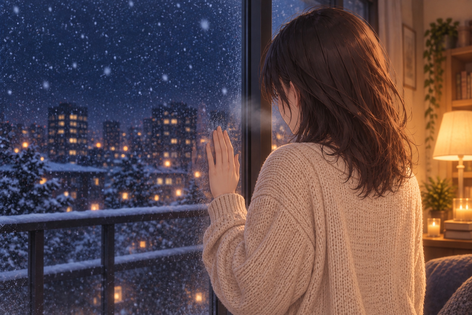 【女性優位催○】凪のサロン・雪の夜～音が消えていく静けさの奥で、委ねたい分だけ委ねる夜～