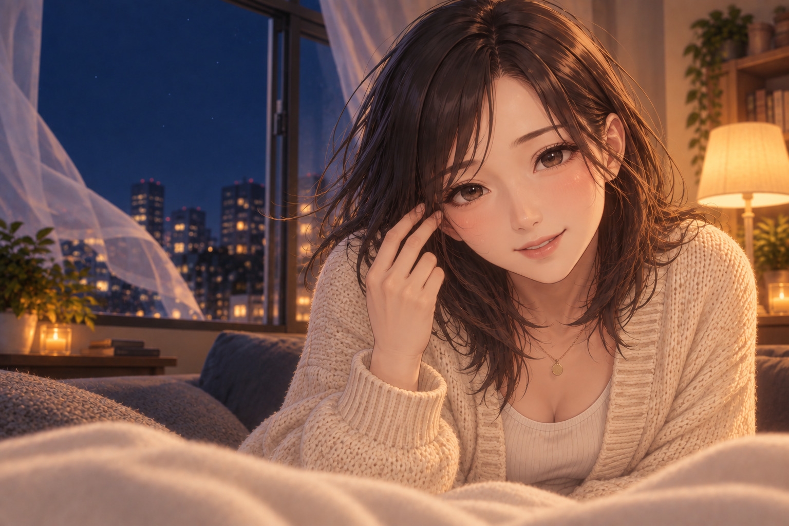 【女性優位催○】凪のサロン・風の夜～通り抜ける風に、委ねたい分だけ委ねる夜～