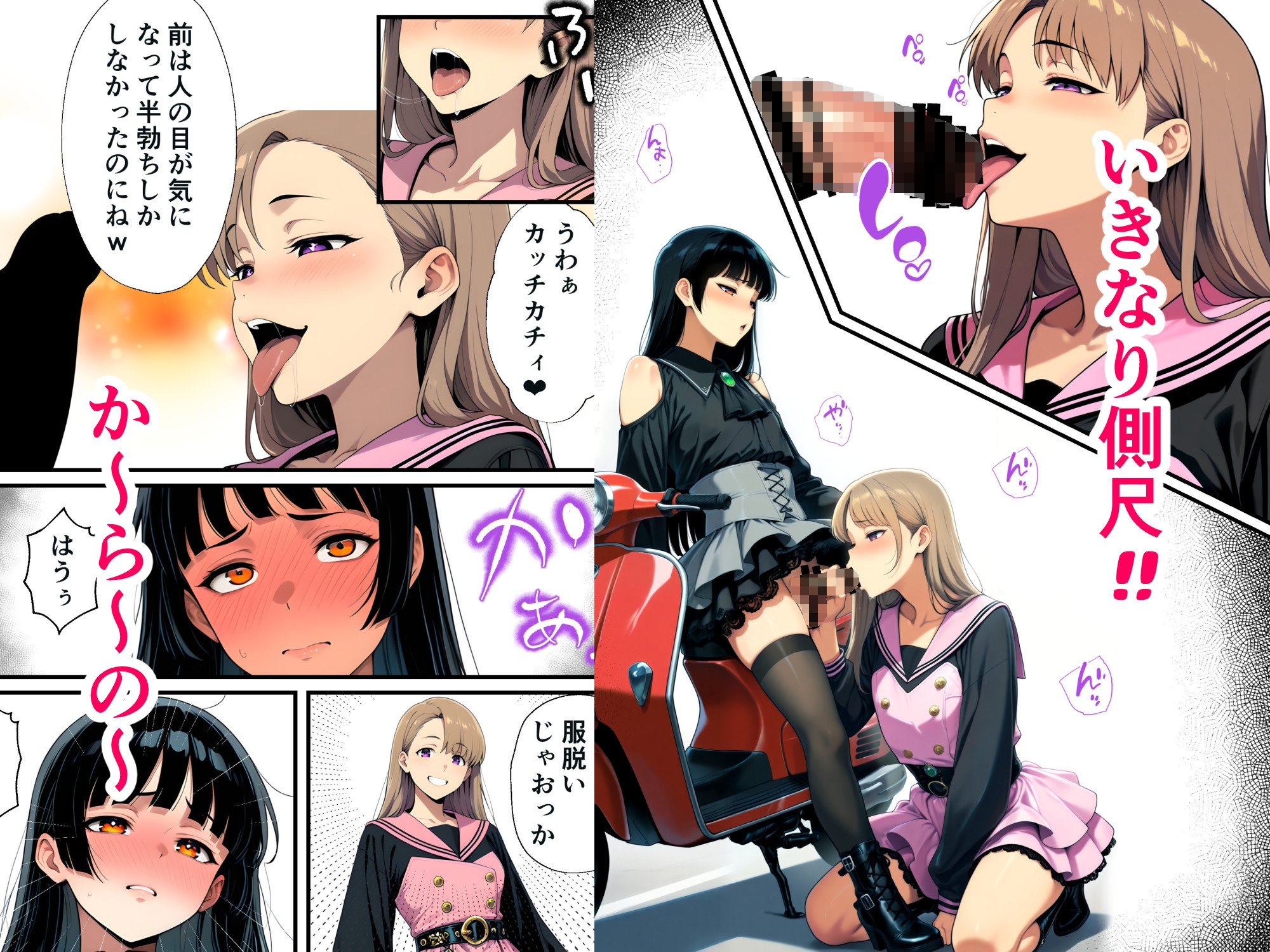 男の娘れず2～都会de青姦編～