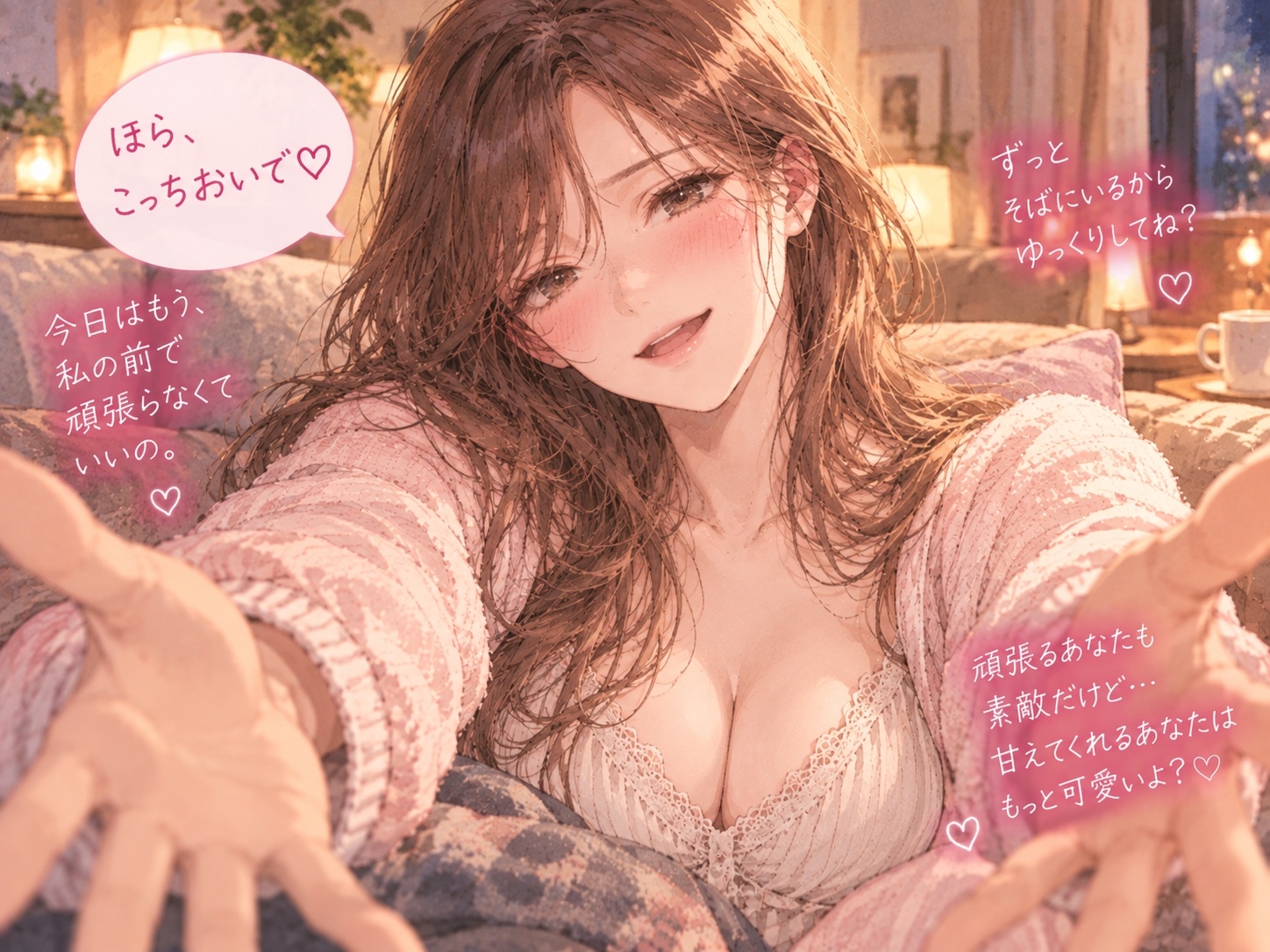 『「頑張りすぎ」って年上彼女に叱られて、そのまま甘やかされる夜。』