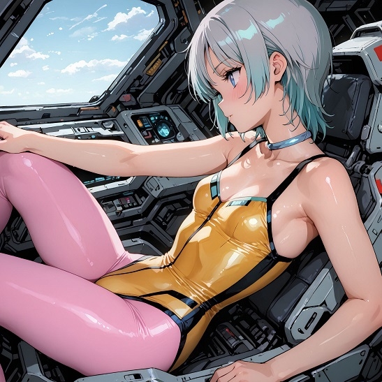『【表】誘拐されてスーパーマシーンのパイロットにされた三人娘』AIの手で蘇る懐かしのヒロインシリーズ
