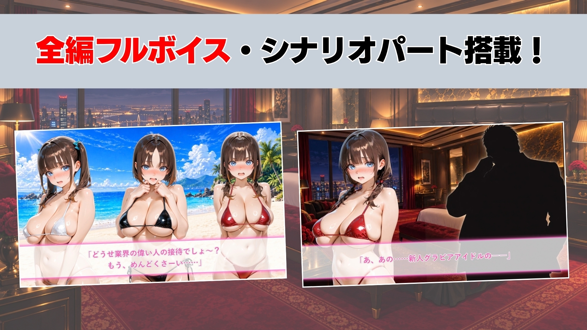 ねっとり乳舐めに堕ちた新人グラビアアイドル