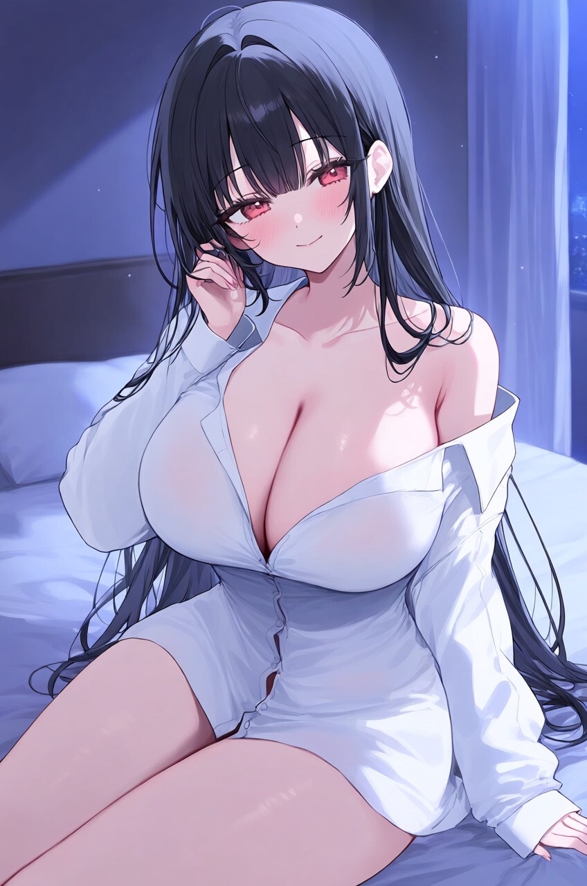 義妹のエロ巨乳に負けて、朝まで中出しした話