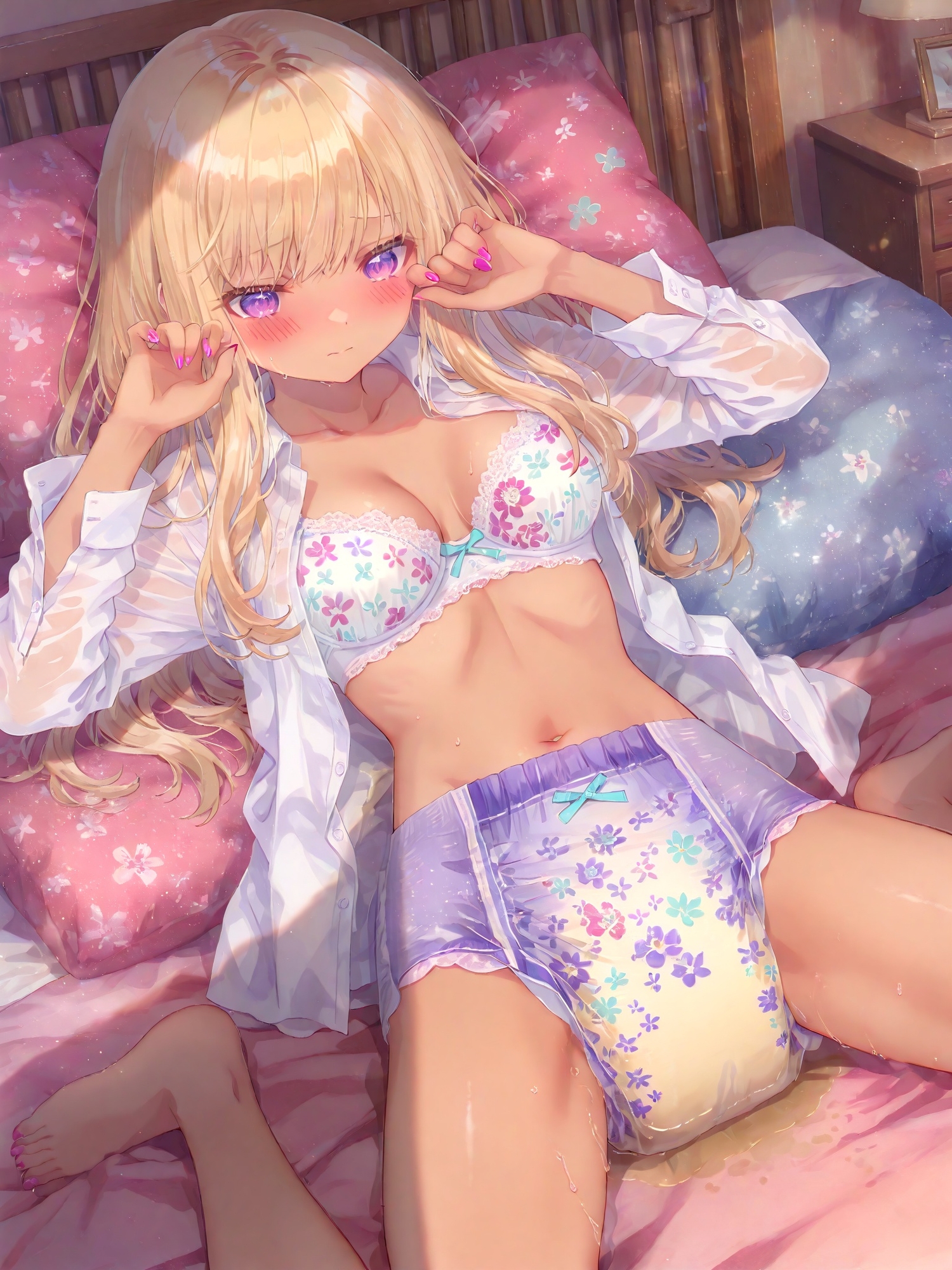 AI【イラスト集】ギャルちゃんがおむつ好きになる話