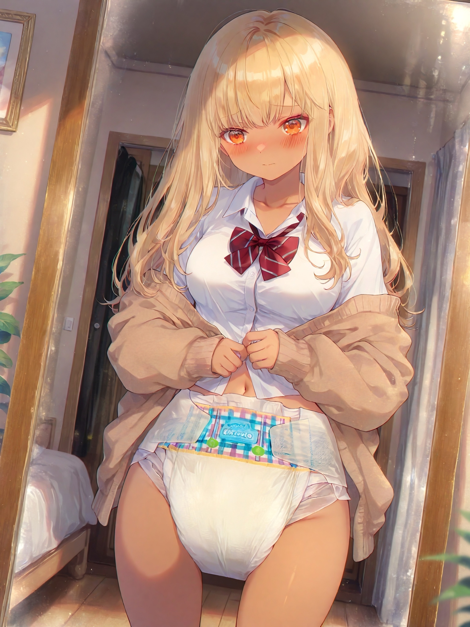 AI【イラスト集】ギャルちゃんがおむつ好きになる話