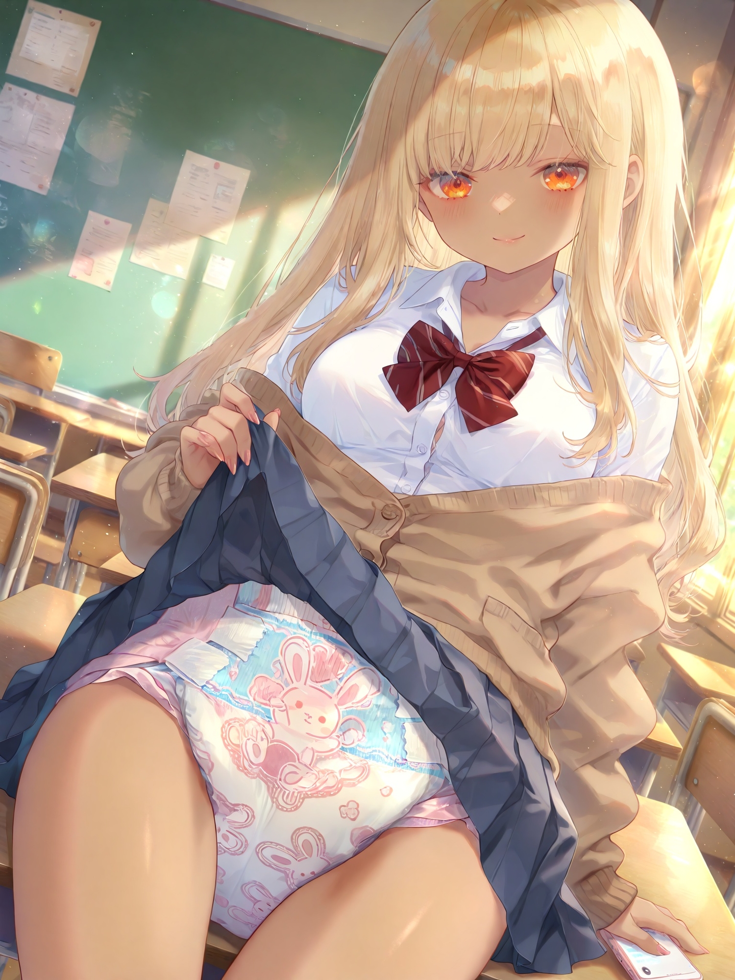 AI【イラスト集】ギャルちゃんがおむつ好きになる話