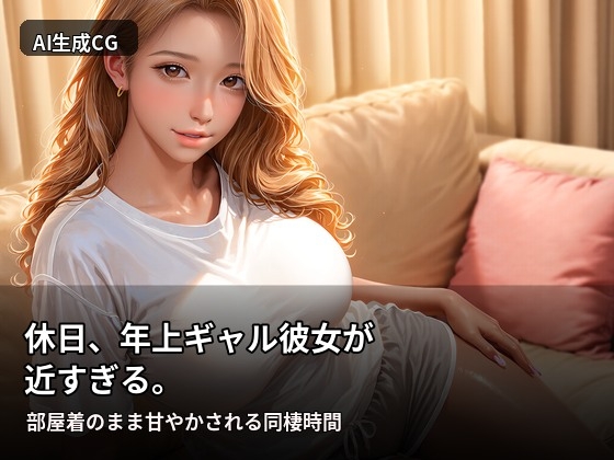 年上ギャル彼女が近すぎる。部屋着のまま甘やかされる同棲時間