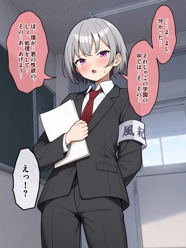 堅物風紀委員長、雌堕ち – Preview 2