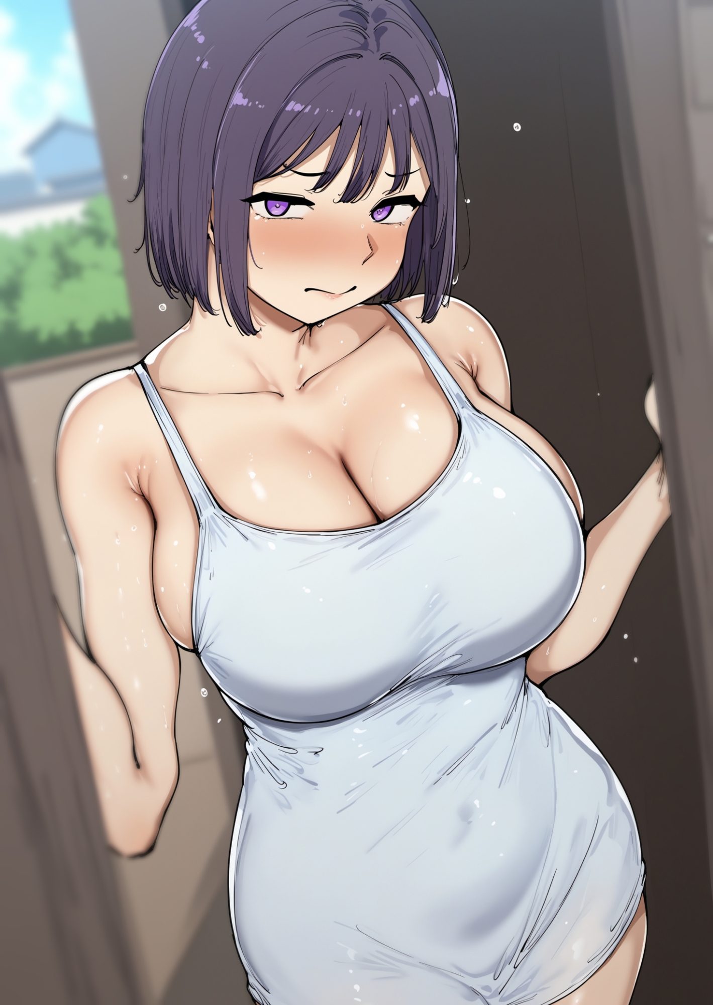 近所の爆乳垂れ乳女子のクラゲちゃん