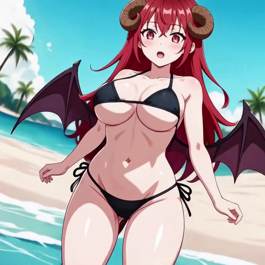 うちの七大罪 海に来て、ただただ大きくなってみた