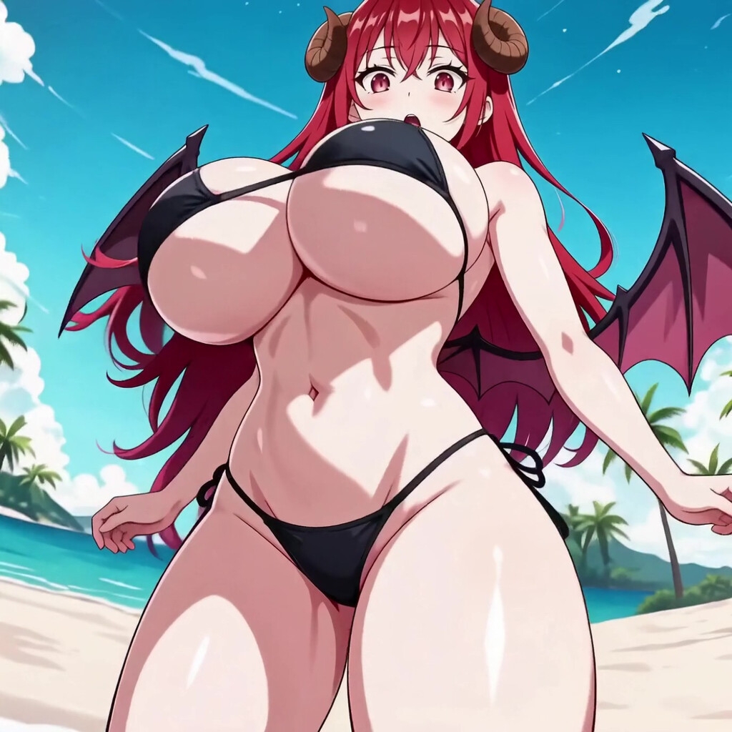 うちの七大罪 海に来て、ただただ大きくなってみた