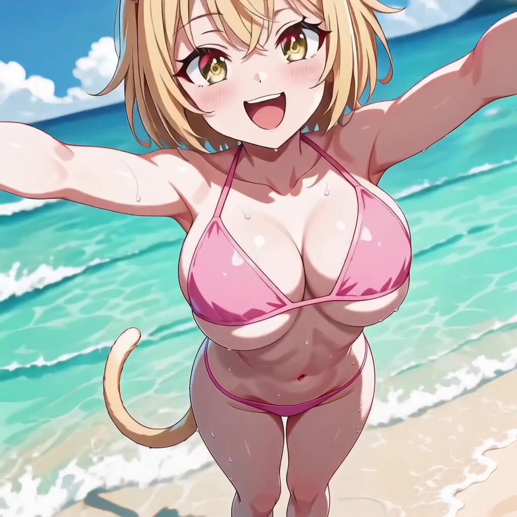 うちの七大罪 海に来て、ただただ大きくなってみた