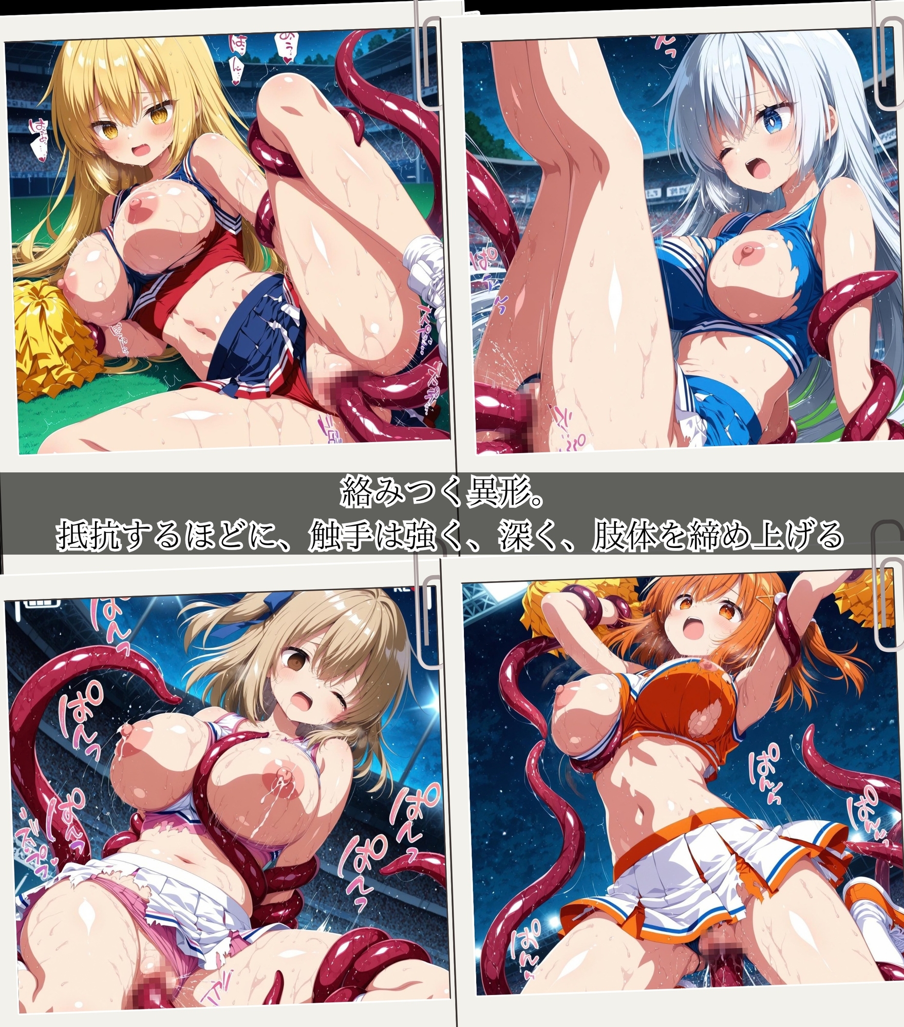二度と戻れぬ快楽の穴 触手に堕ちた少女達 巨乳ギャル Vol.2 〜チアガール編〜