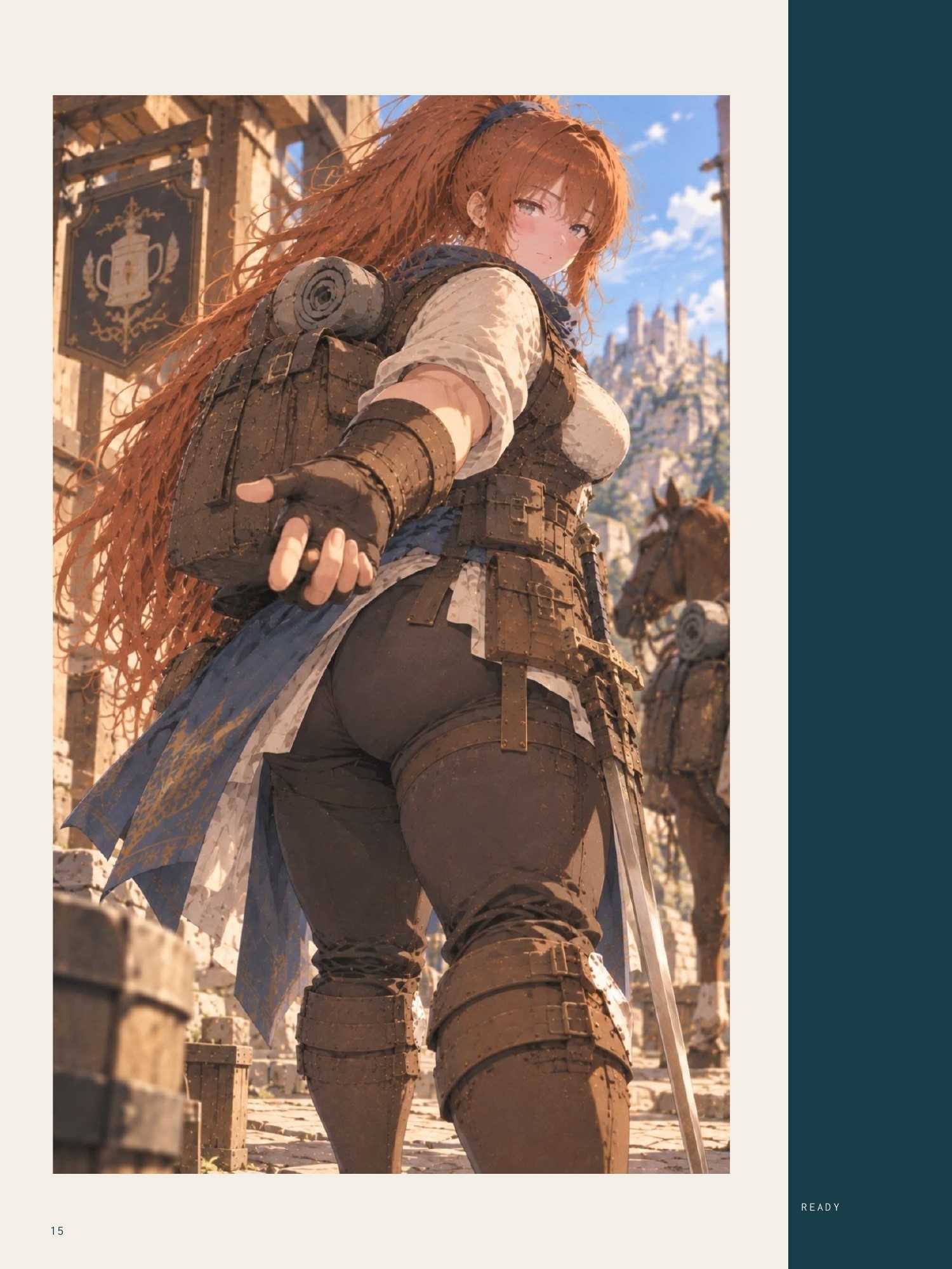 女騎士キャラクターグラビア誌 ― 君と、少し遠くまで。