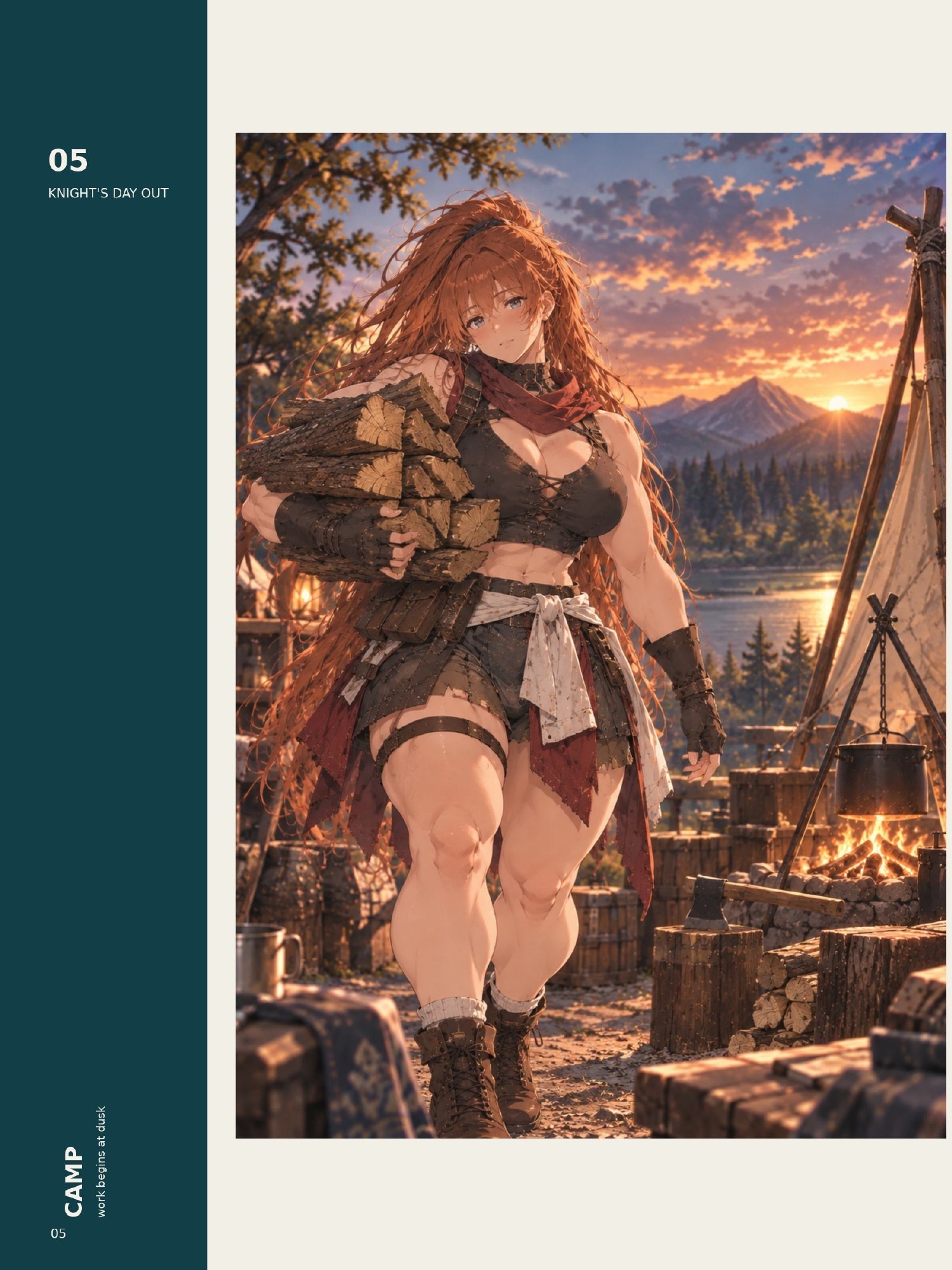 女騎士キャラクターグラビア誌 ― 君と、少し遠くまで。