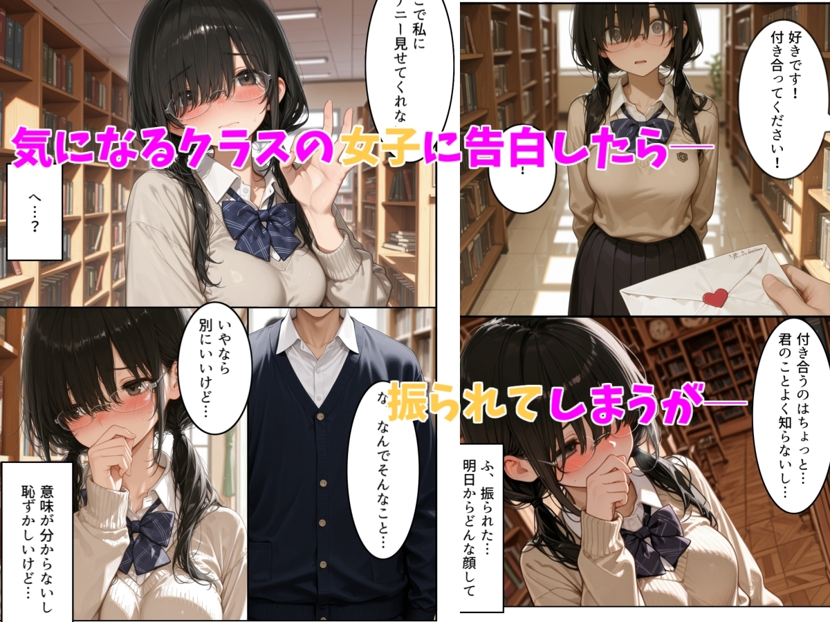 【オナサポ】僕を振ったクラスの女子にオナニーさせられる