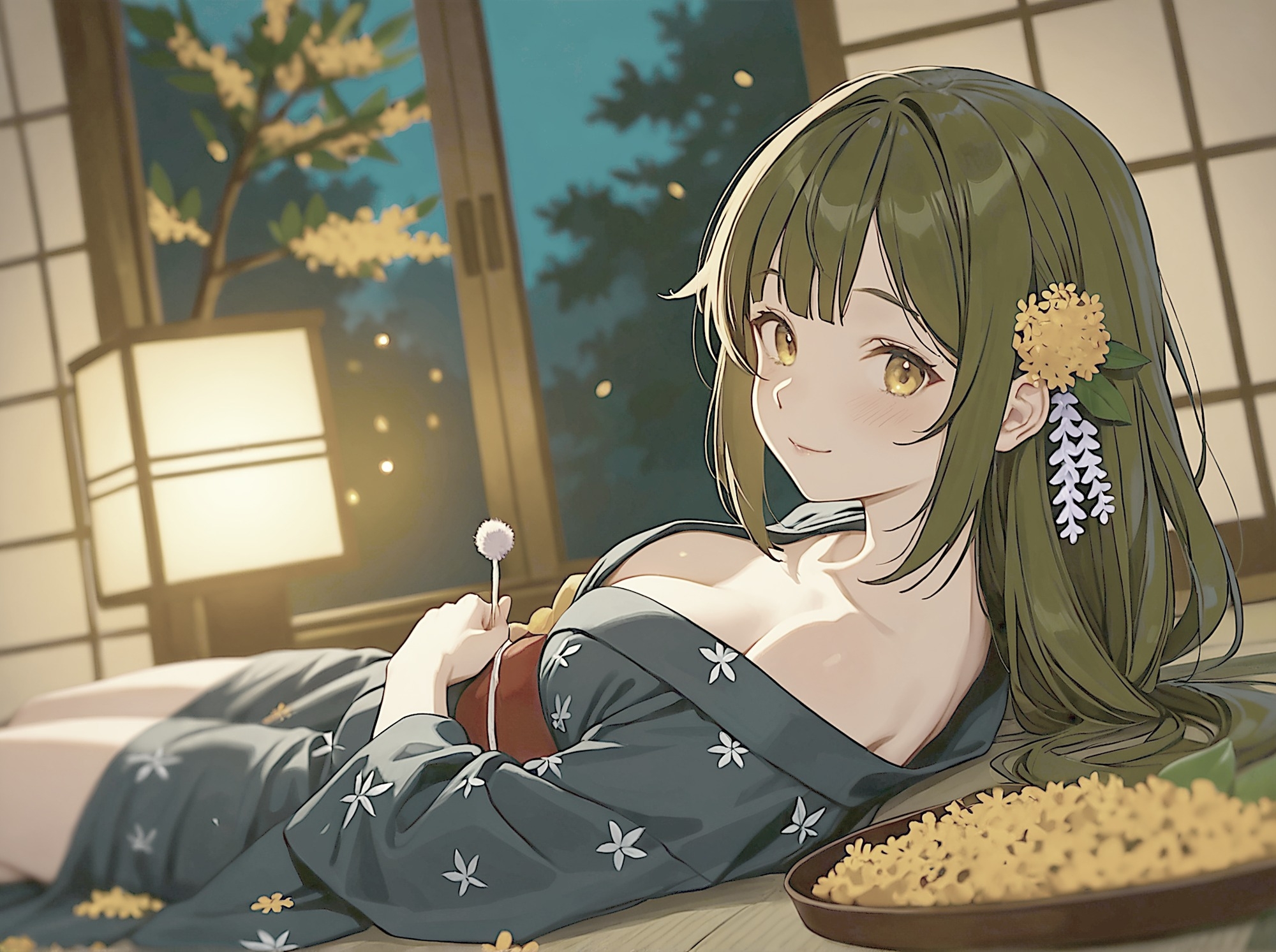 【看板娘×膝枕耳かき】あやかの湯宿ささやき日記 第二十二夜 金木犀の耳かき【耳かき・添い寝・囁きASMR】 – Preview 2