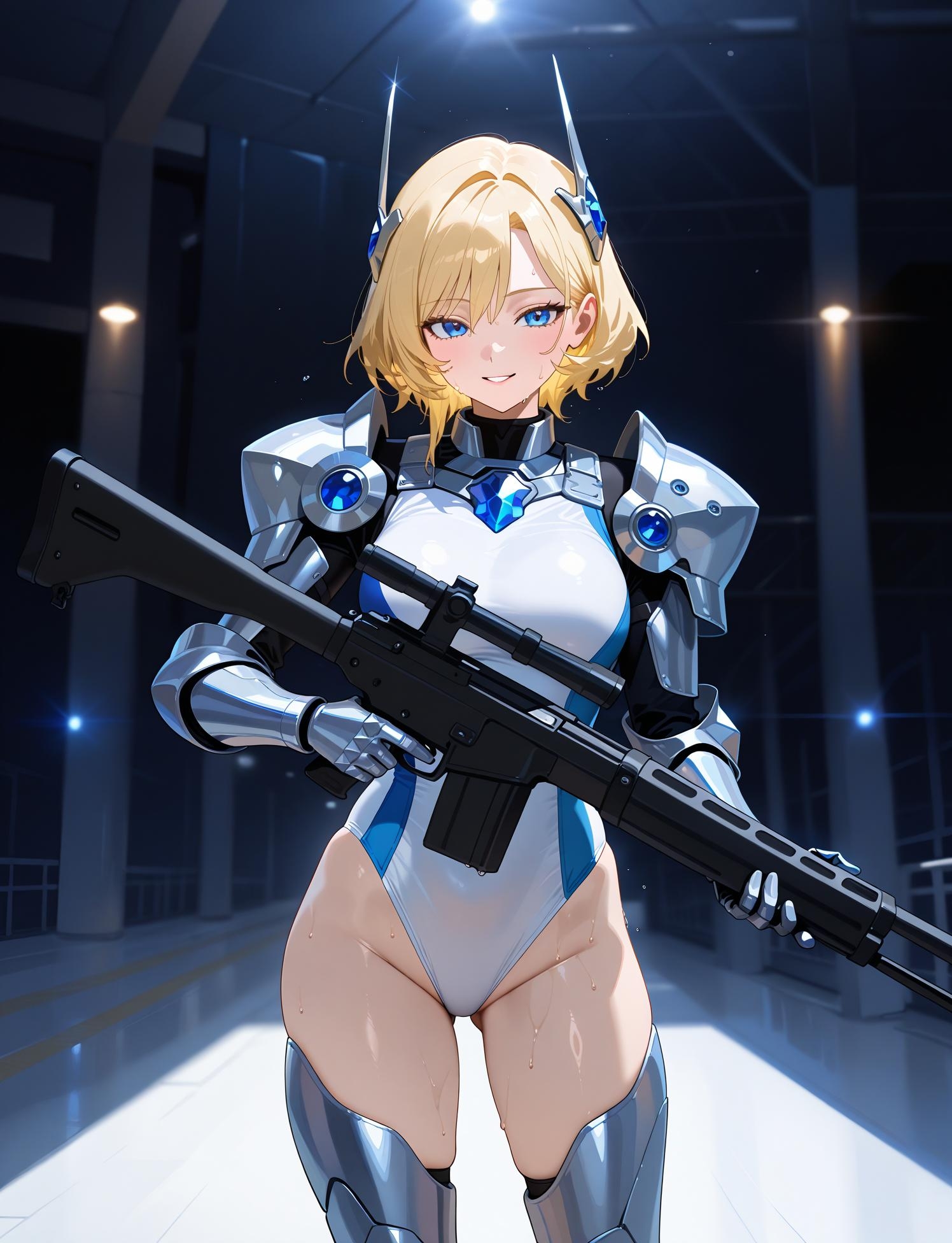 競泳水着・レオタード型戦闘服のヒロインがやられちゃいました！