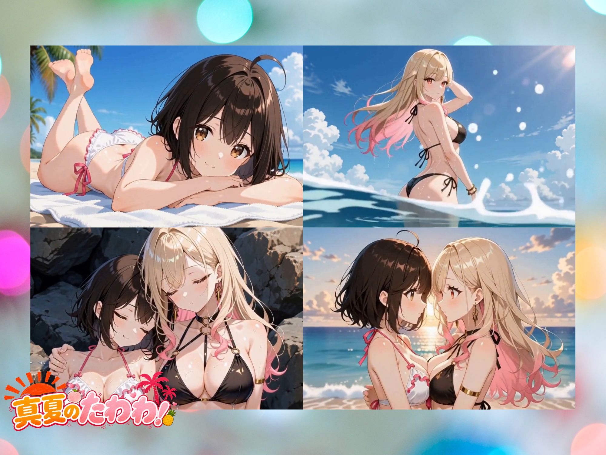 【4K 120FPS】真夏のたわわ！～内緒のハメ撮りビーチ～