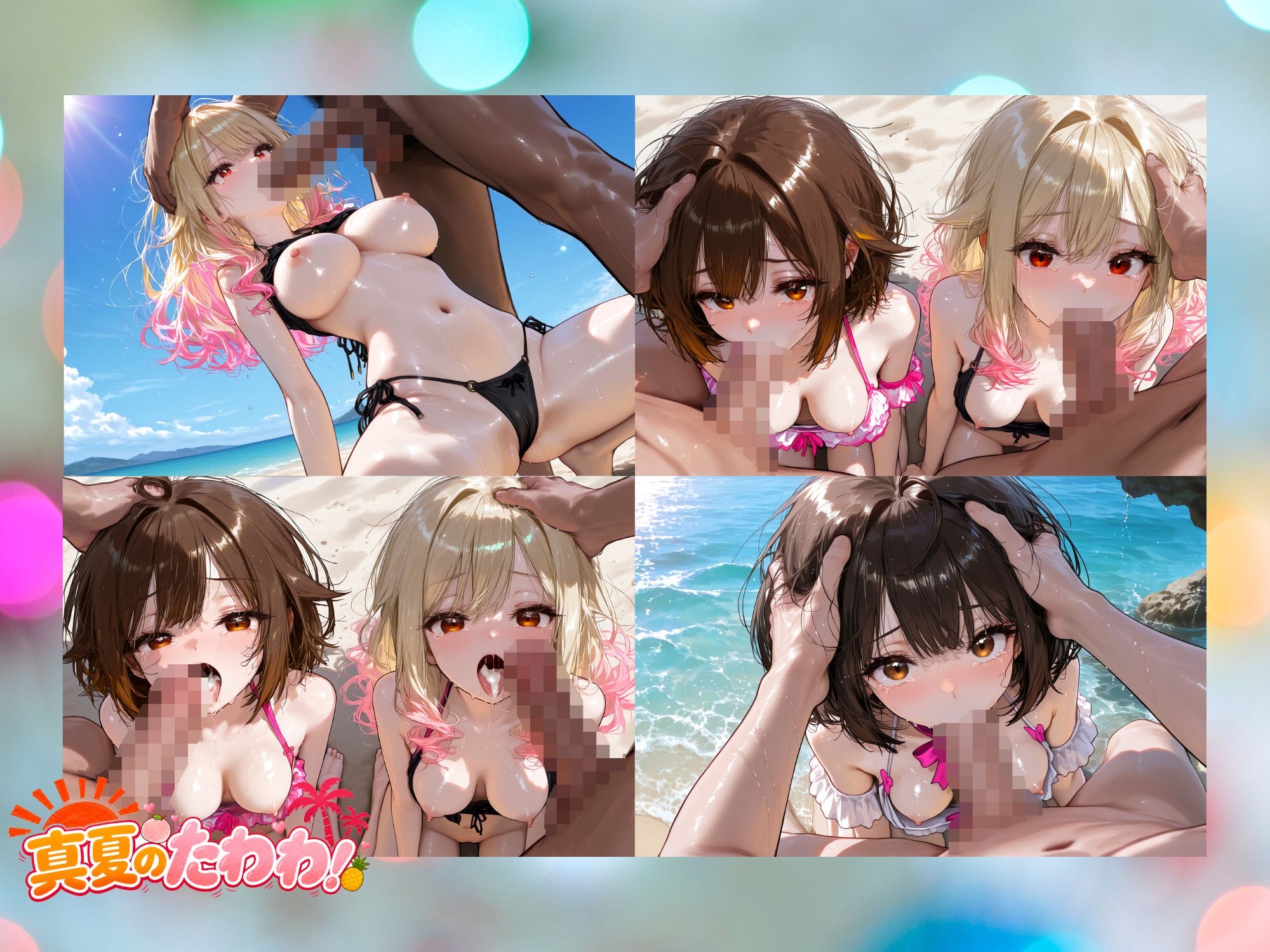 【4K 120FPS】真夏のたわわ！～内緒のハメ撮りビーチ～