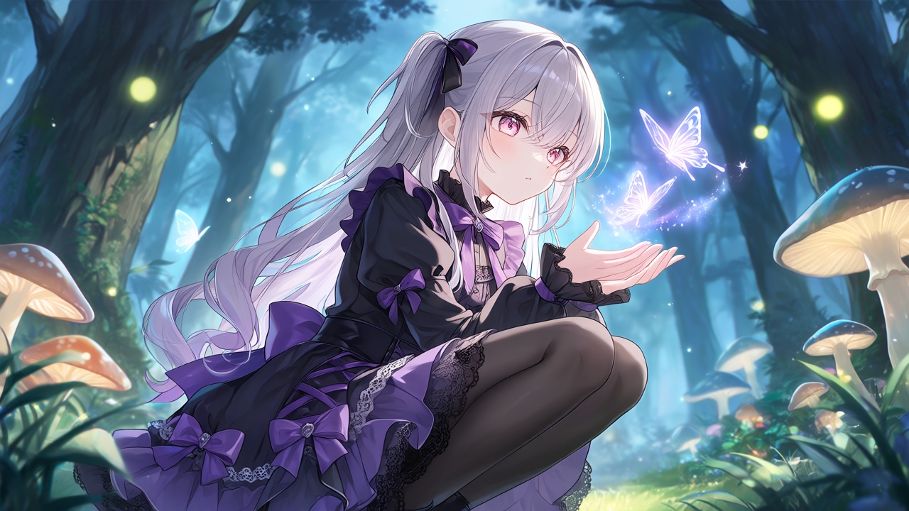 【AIイラスト集】魔女美少女〜魅惑の黒タイツファッション〜
