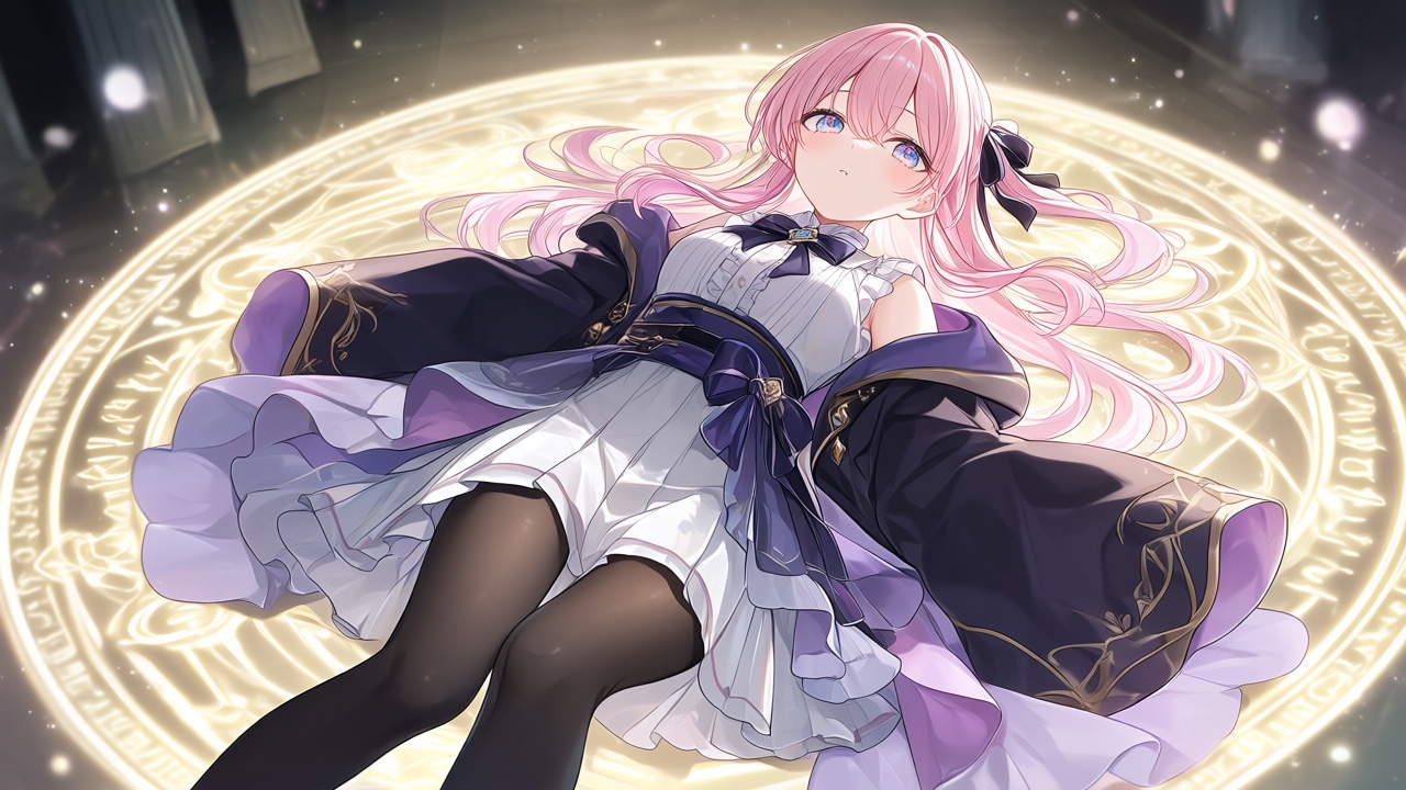 【AIイラスト集】魔女美少女〜魅惑の黒タイツファッション〜