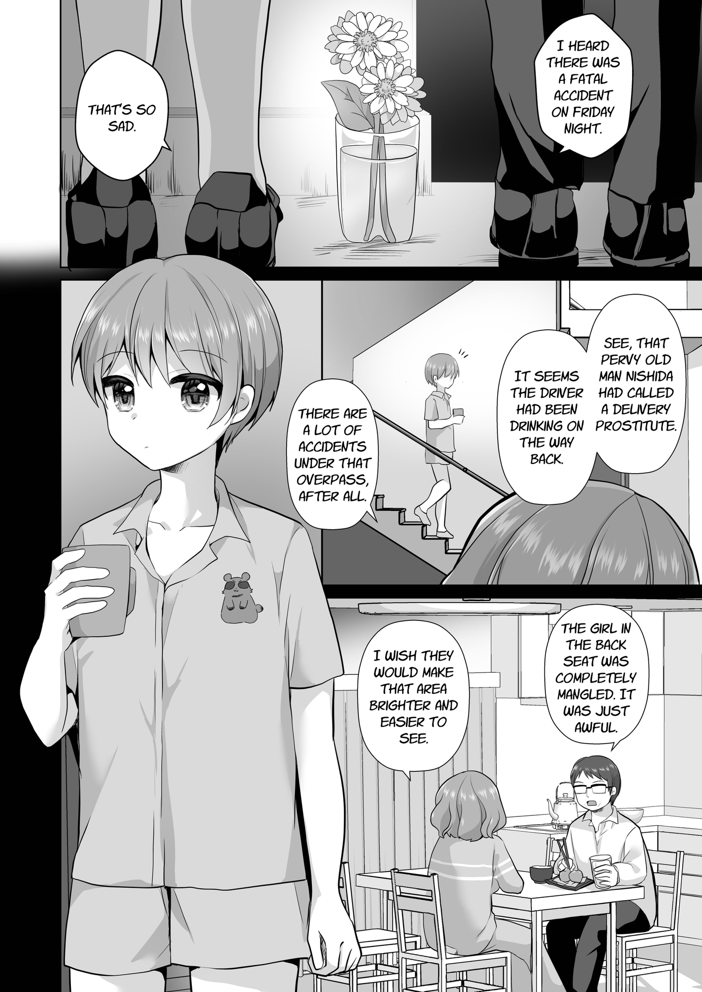 【英語版】【総集編】逝ぎだぐないッ!女幽霊に愛玩される男の娘