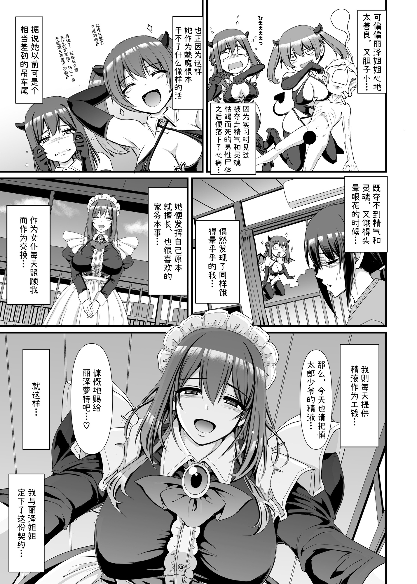 【簡体中文版】あまあまサキュバスメイドリィゼさん – Preview 2